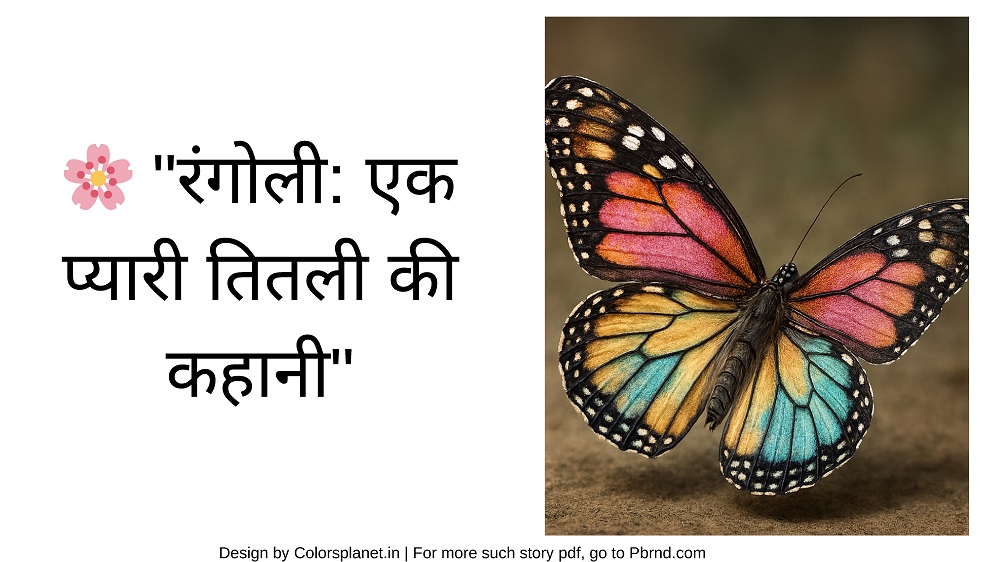 🌸 रंगोली: एक प्यारी तितली की कहानी