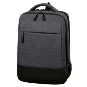 Black and Grey Laptop Backpack with USB Charging Port | Anti Theft Number Lock Travel Bag | Waterproof College Office School Backpack 25L Large Capacity for Men Women Boys Girls.